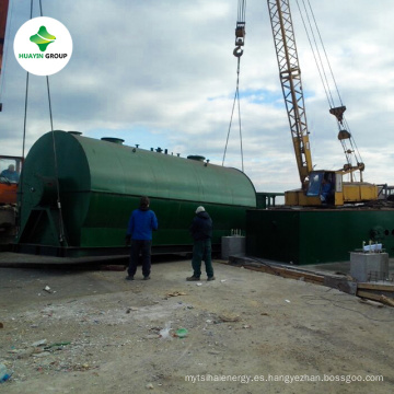 Máquina de reciclaje de neumáticos viejos de neumáticos viejos para el negro de carbón de aceite